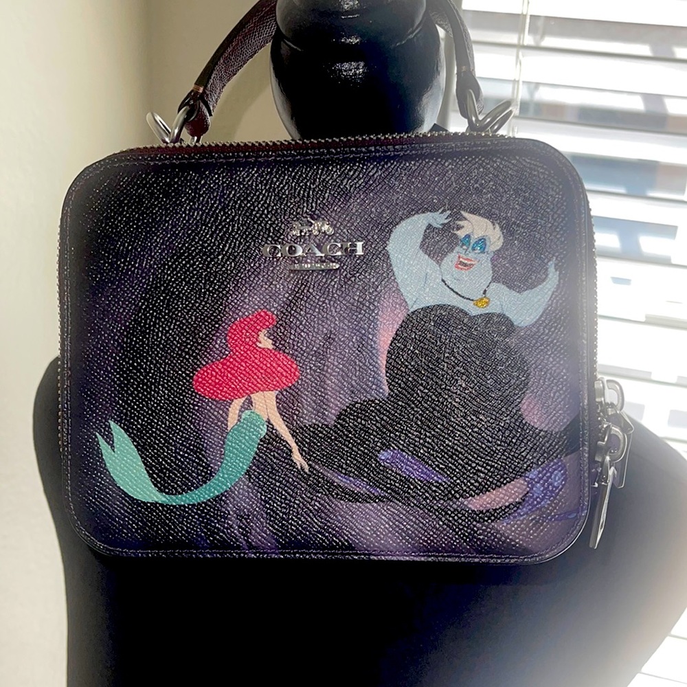 Disney x Coach Box Crossbody with Ursula Motif